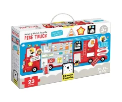 Banana Panda Puzzle Mix and Match Fire Truck^Niños Juguetes Niños 3 Años