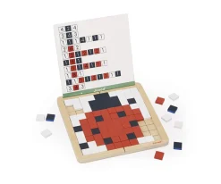 Niños Janod Puzzle Mosaico, Simetría y Codificación