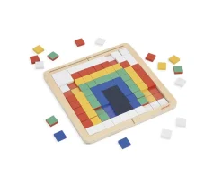 Niños Janod Puzzle Mosaico, Simetría y Codificación