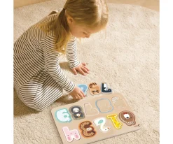 Niños Classic world Puzzle Números Animales