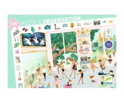Niños Djeco Puzzle Observación Escuela de Danza