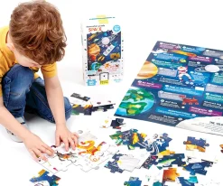 Niños Banana Panda Puzzle Observación Espacial