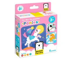 Niños Banana Panda Puzzle On the Go Ponies