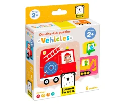 Niños Banana Panda Puzzle On the Go Vehicles