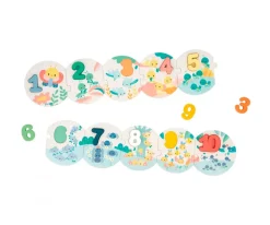 Niños Janod Puzzle para Aprender a Contar
