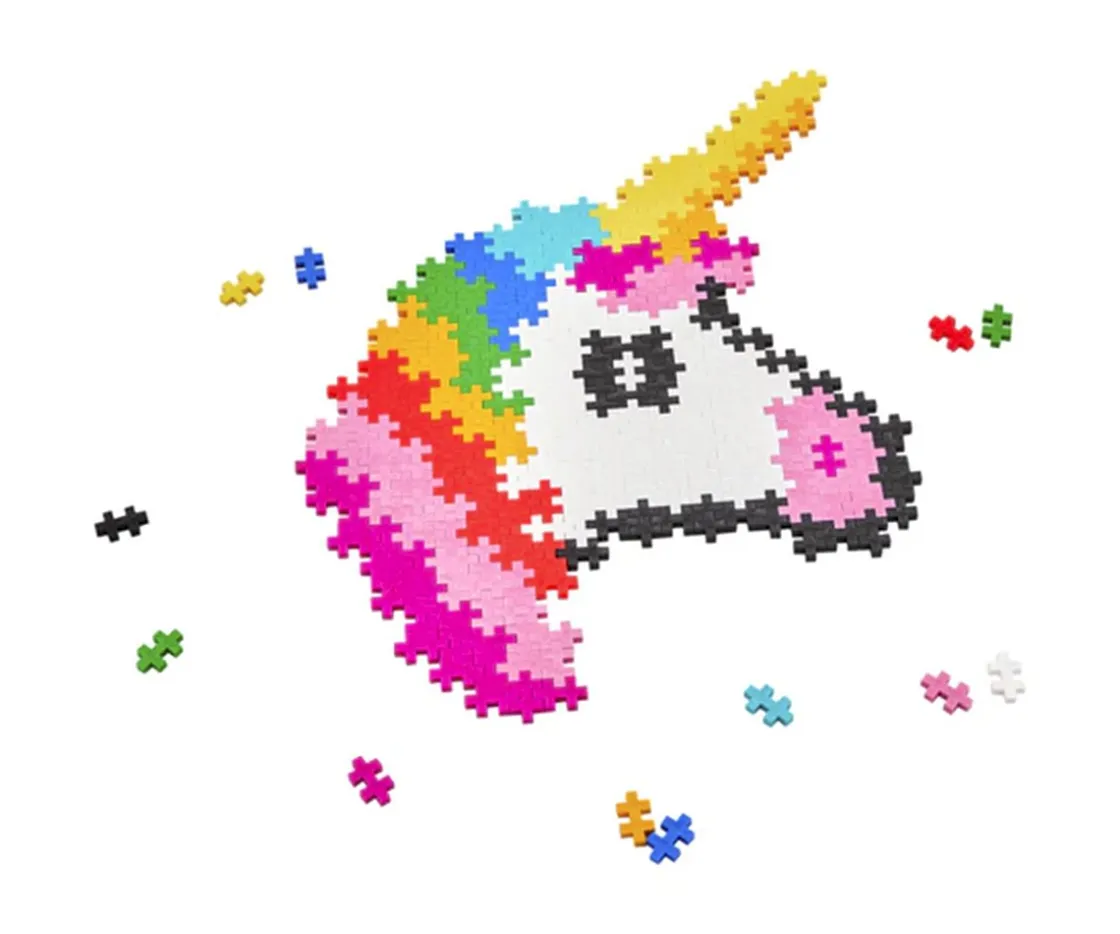 Niños Plus Plus Puzzle por Números Unicornio