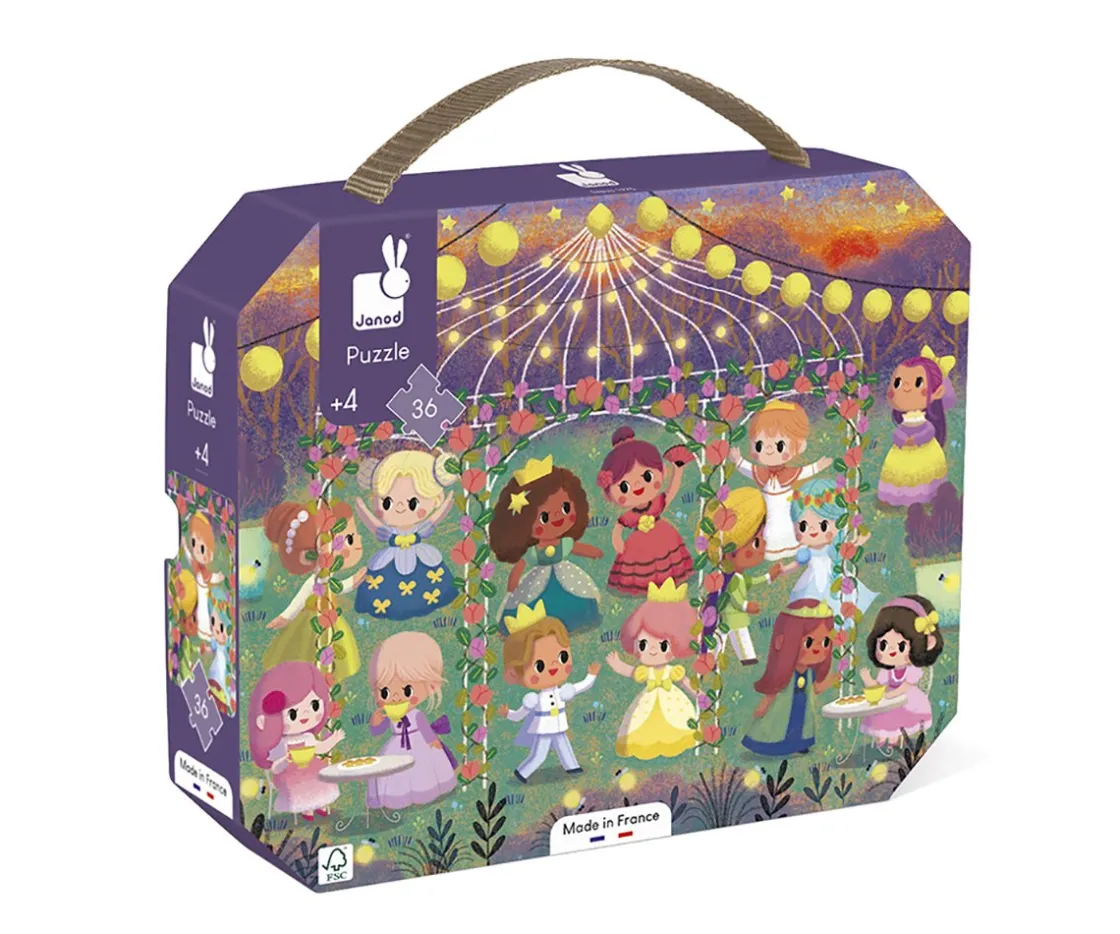 Niños Janod Puzzle Princesas 36 Piezas