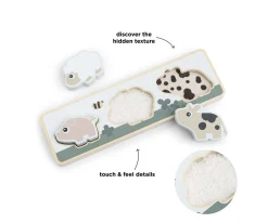 Niños Done by Deer Puzzle Sensorial Tiny Farm