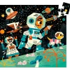 Niños Djeco Puzzle Silueta Estación Espacial