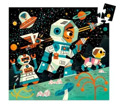 Niños Djeco Puzzle Silueta Estación Espacial