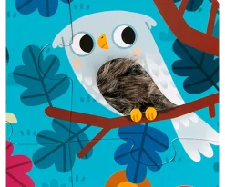 Niños Janod Puzzle Táctil Los Animales Del Bosque