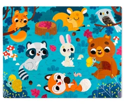 Niños Janod Puzzle Táctil Los Animales Del Bosque