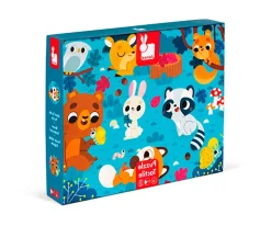 Niños Janod Puzzle Táctil Los Animales Del Bosque