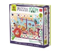 Niños Ludattica Puzzle Zoom Tesoro Pirata