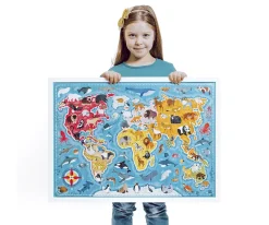 Niños Banana Panda Puzzlove Animals Of The World 60