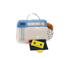 Niños Moulin Roty Radio Cassette Musical Puce & Pilou
