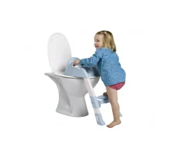 Thermobaby Reductor Baño con Escalón Kiddyloo Azul^Niños Orinales Bebé