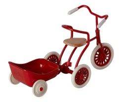 Niños Maileg Remolque para Triciclo Ratón Red