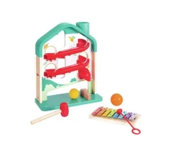 Niños Hape Rodaje Bola por Mansión Metálica