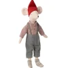 Niños Maileg Ropa de Navidad Ratón Mediano