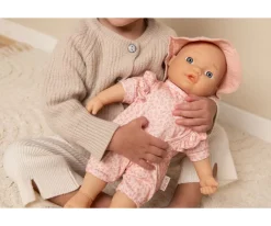 Little Dutch Ropita de Muñeca Rosa con Flores^Niños Accesorios Para Muñecas