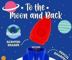 Legami Sacapuntas con Goma Cohete Space^ Material Escolar