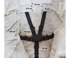 Petite&Mars Saco Carro Bebé 3 en 1 Jibot Quiet Grey^Niños Sacos Carro Bebé