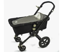 Walking Mum Saco Cuco 2 en 1 I Love Vichy Negro Entretiempo^Niños Sacos Carro Bebé