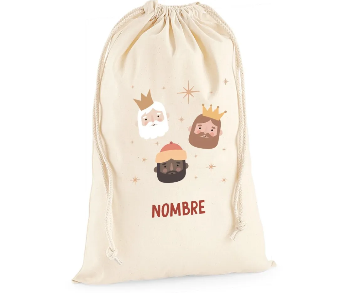 Tutete Saco Grande NOMBRE Personalizado Reyes Magos^ Sacos Navidad Personalizados