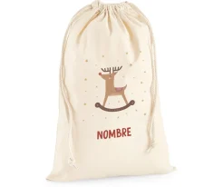 Tutete Saco Grande NOMBRE Personalizado Rudolph^ Sacos Navidad Personalizados
