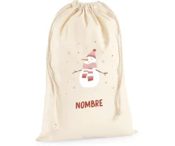 Tutete Saco Grande NOMBRE Personalizado Snowman^ Sacos Navidad Personalizados