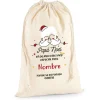 Tutete Saco Grande Personalizado para Regalos Papá Noel 2021^ Sacos Navidad Personalizados