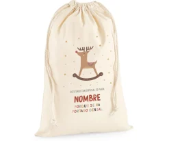Tutete Saco Grande Personalizado Rudolph^ Sacos Navidad Personalizados
