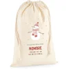 Tutete Saco Grande Personalizado Snowman^ Sacos Navidad Personalizados