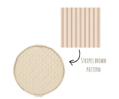 Niños Play & Go Saco Organic Noomad SOFT Reversible Stripes Brown