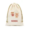 Tutete Saco Pequeño NOMBRE Personalizado Gingerbread Cookies^ Sacos Navidad Personalizados