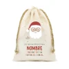 Tutete Saco Pequeño Personalizado Santa^ Sacos Navidad Personalizados