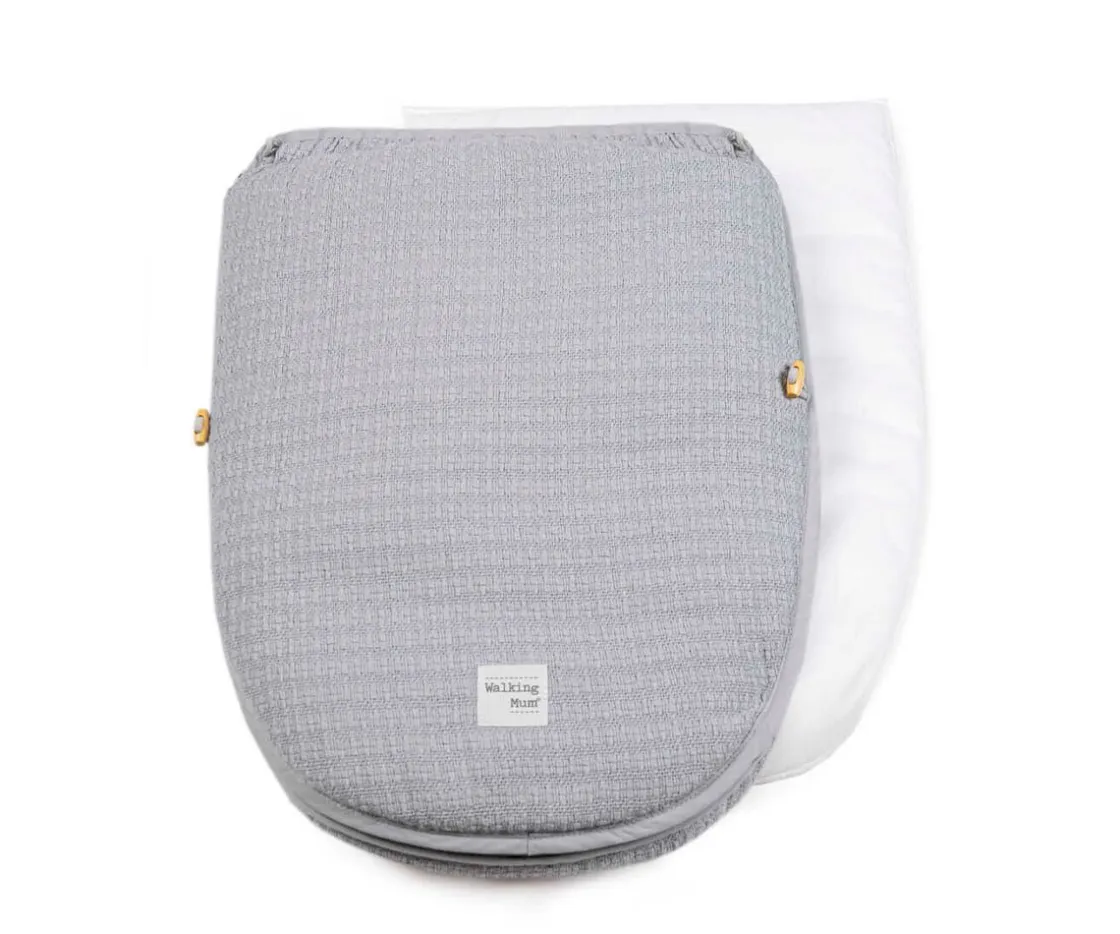 Walking Mum Saco Portabebé 2 en 1 I Love Vichy Grey^Niños Sacos Carro Bebé