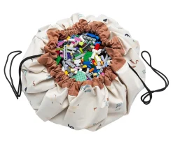 Play & Go Saco Reversible Noomad Números Veggie^Niños Organizadores De Juguetes