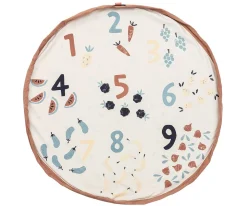 Play & Go Saco Reversible Noomad Números Veggie^Niños Organizadores De Juguetes