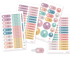 Tutete Sello Personalizado Estrella + Combinado Termo y Pegatinas Nordic Estrella