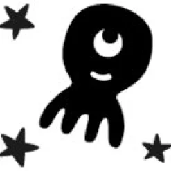 Sellos Tutete Sello Personalizado Marciano Pulp + Cinta Blanca para Ropa Oscura