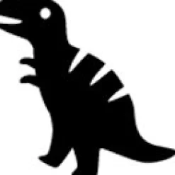 Sellos Tutete Sello Personalizado T-Rex + Cinta Blanca para Ropa Oscura