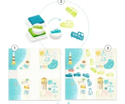 Niños Djeco Sellos Tráfico