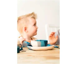 Grech & Co Set 3 Cubiertos Color Splash Desert Teal Ombre^ Cubiertos Infantiles