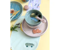 Lassig Set 3 Cubiertos Tiny Team Dog^ Cubiertos Infantiles