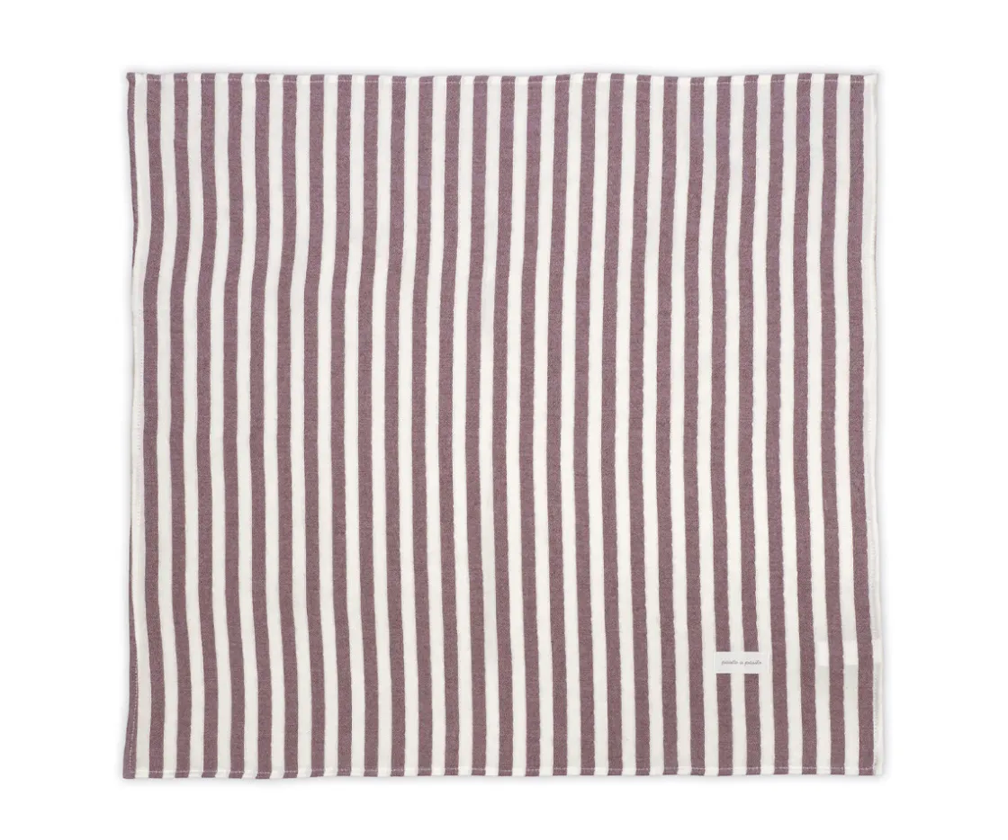 Pasito a Pasito Set 2 Muselinas Cherry Rayas 70 x 70 cm^ Muselinas Bebé