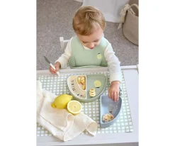 Lassig Set 3 Platos Silicona Happy Fruits Lemon^ Vajilla Infantil