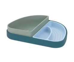 Lassig Set 3 Platos Silicona Tiny Team Dog^ Vajilla Infantil