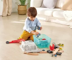 Niños Hape Set Construcción Tren Urbano